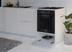 ארון שירות לתנור וכיריים בילט אין (בילד אין) בגוון לבן דגם בזלת מבית STAR SHOP 3