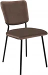 רביעיית כיסאות אוכל דגם נובה עם בד PU דמוי עור בצבע שחור מבית טודו דיזיין 6