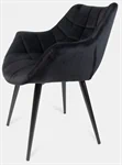 כורסא מעוצבת בצבע שחור TUDO DESIGN דגם יולי 3