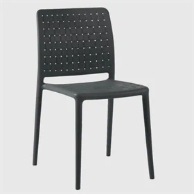 כסא דגם FAME-S מבית PAPATYA בצבע אפור פחם