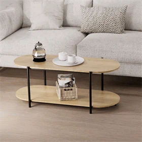 שולחן סלון דגם יגיל YAGIL ברוחב 115 ס"מ בגוון עץ אלון מבית STAR SHOP